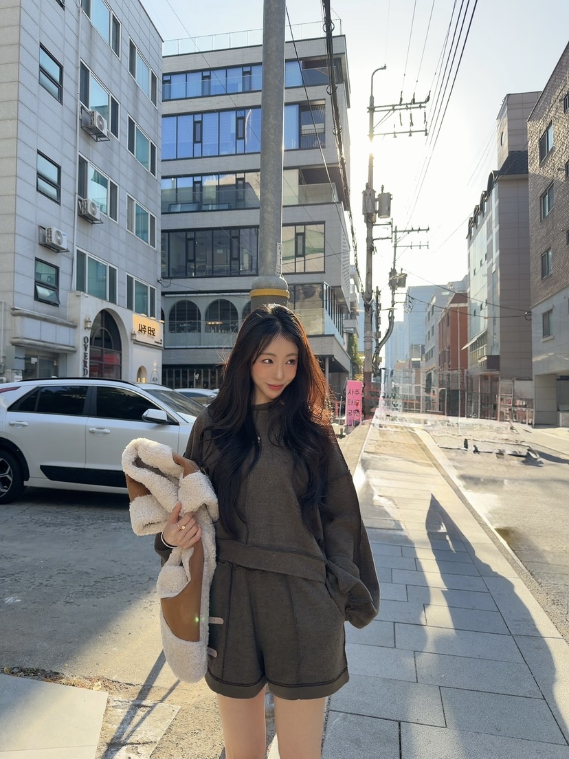 PALETTE-Q東大門㊣代購女士新款25秋冬推薦職業人氣短褲羊毛PALETTE短褲