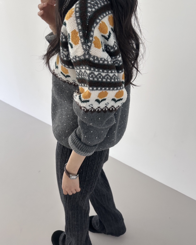 HOWDY東大門㊣實拍女士新款職業25秋冬熱賣推薦休閑時尚針織衫howdy針織衫