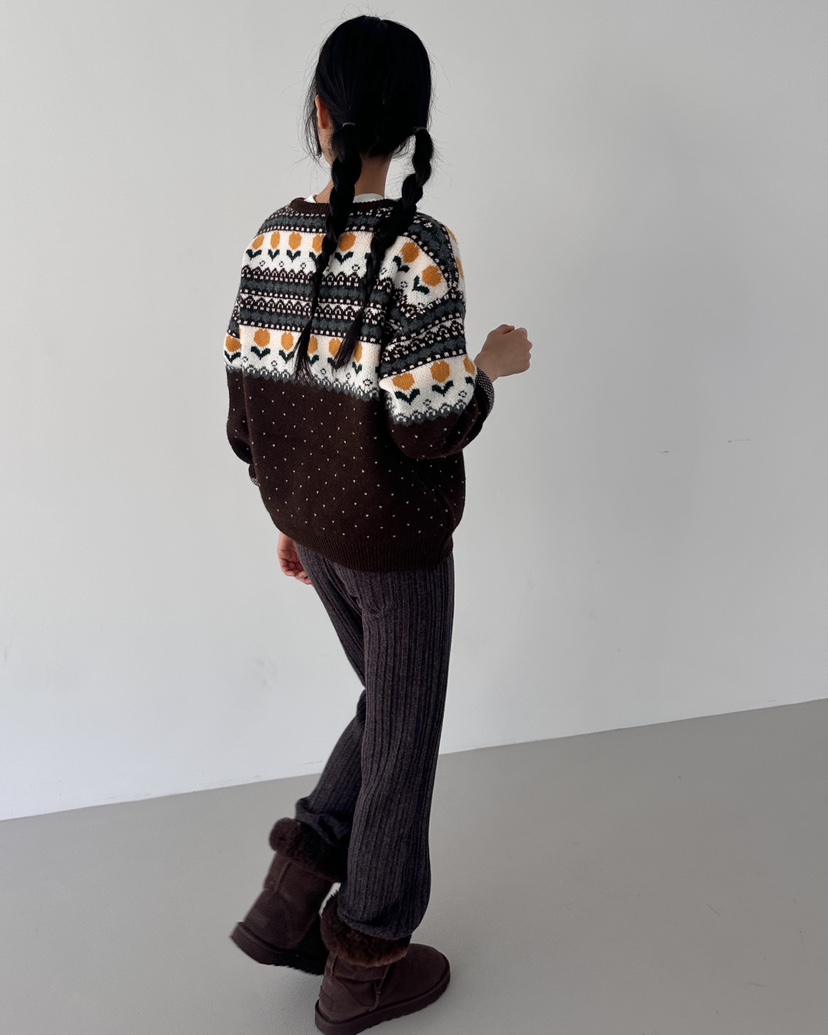 HOWDY東大門㊣實拍女士新款職業25秋冬熱賣推薦休閑時尚針織衫howdy針織衫