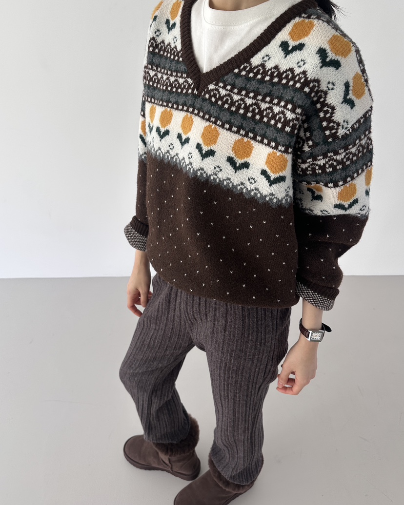 HOWDY東大門㊣實拍女士新款職業25秋冬熱賣推薦休閑時尚針織衫howdy針織衫