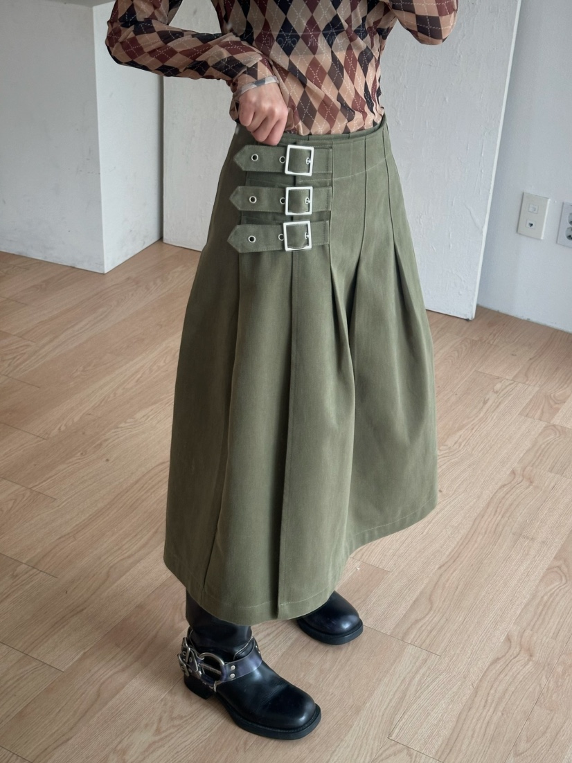 BYRING韓國代購㊣女士新品熱賣真品休閑人氣25秋冬推薦長裙BYRING長裙圖色1