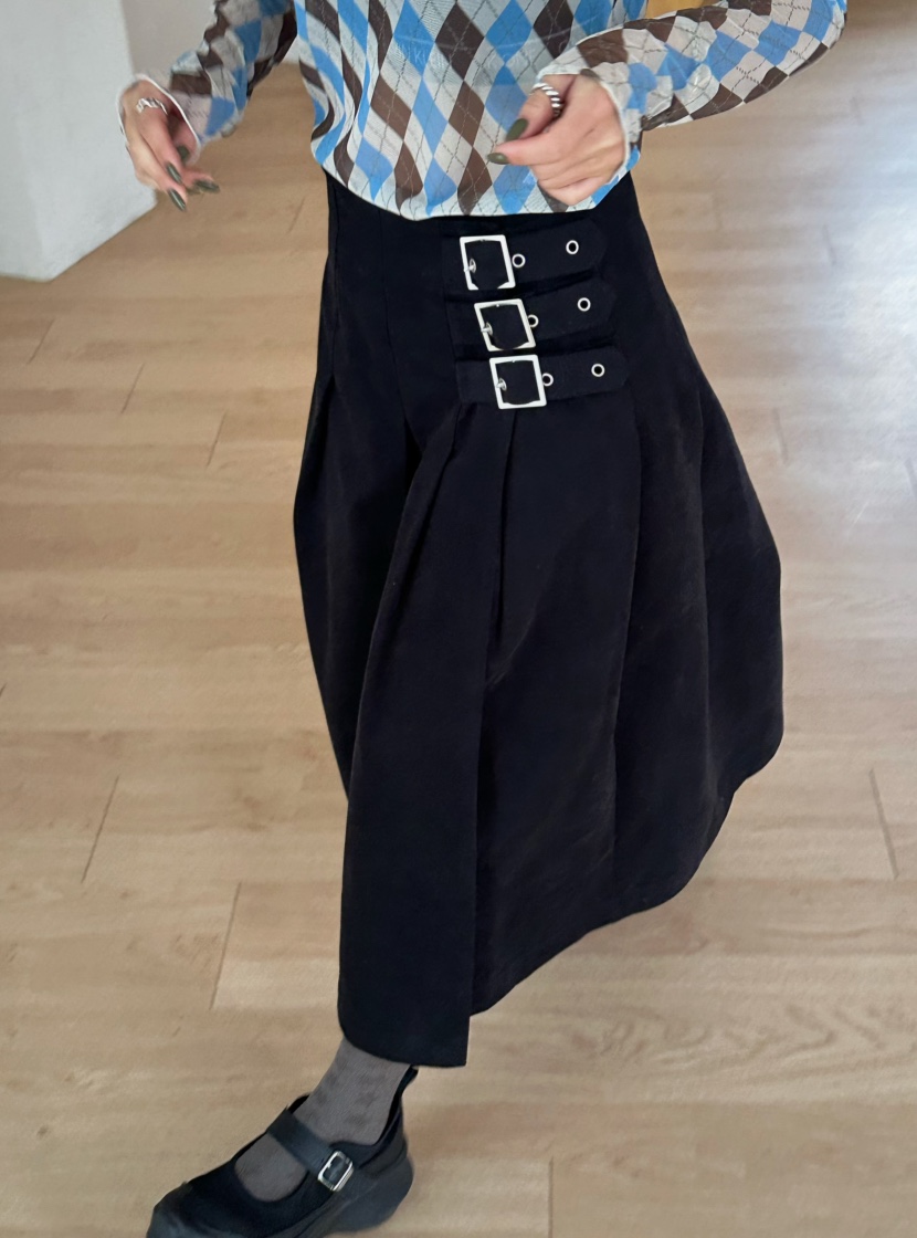 BYRING韓國代購㊣女士新品熱賣真品休閑人氣25秋冬推薦長裙BYRING長裙圖色2