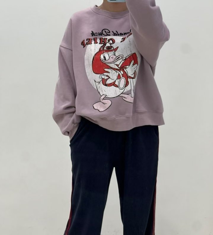 ZACCU韓國直郵㊣女裝新品熱賣時尚25秋冬真品人氣推薦休閑衛衣ZACCU衛衣