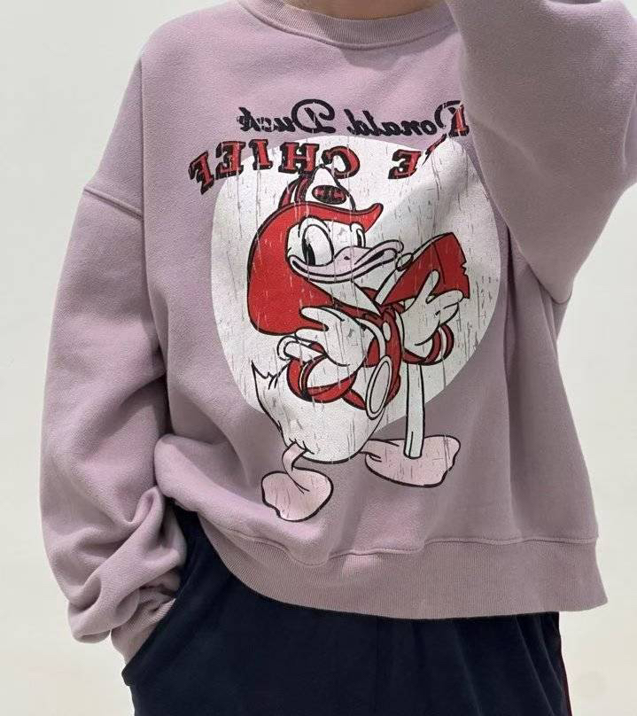 ZACCU韓國直郵㊣女裝新品熱賣時尚25秋冬真品人氣推薦休閑衛衣ZACCU衛衣