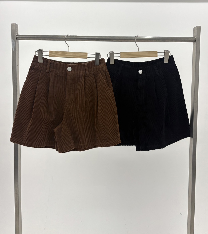 JMIND韓國代購㊣女裝新品時尚推薦人氣休閑熱賣真品短褲燈芯絨JMIND短褲