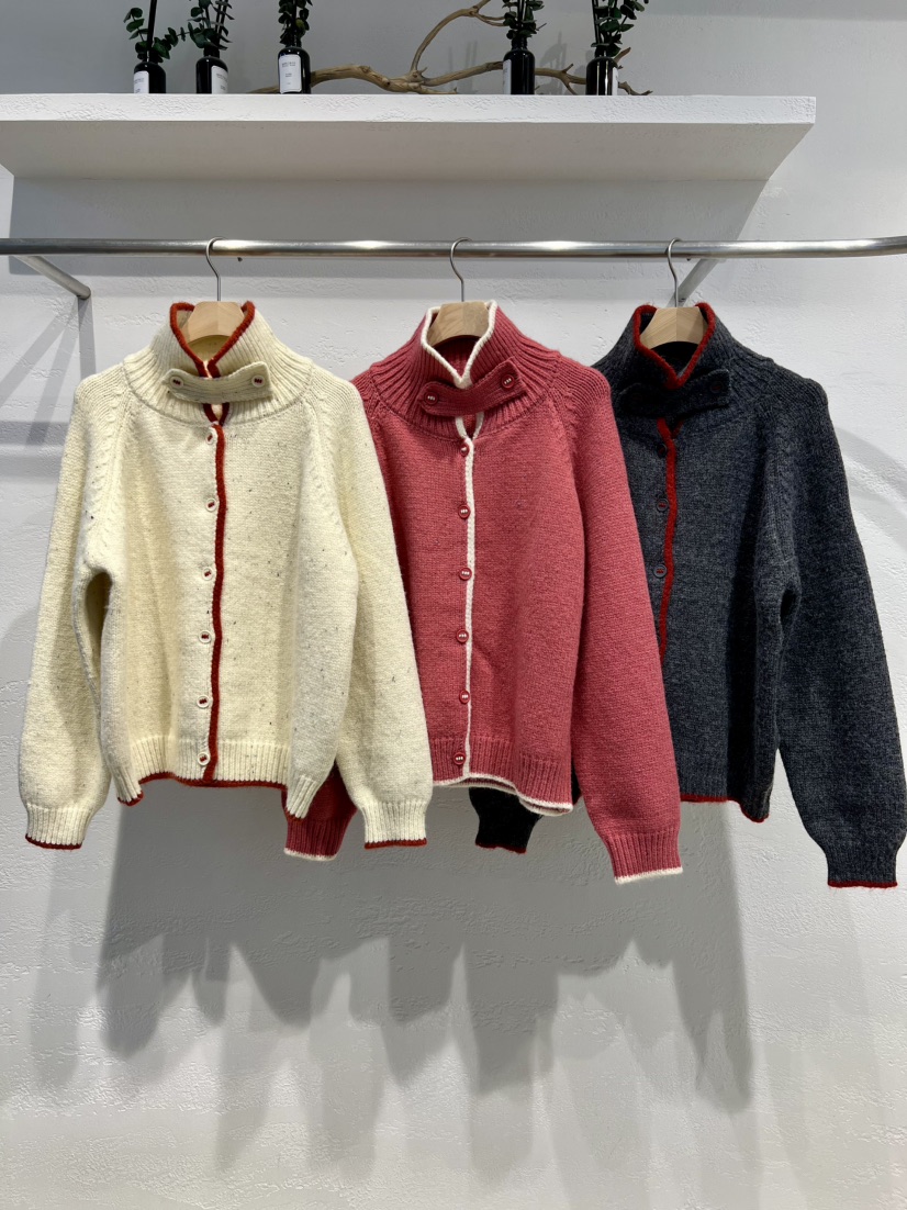 OLA韓國代購㊣女裝新品25秋冬熱賣時尚休閑職業真品人氣針織衫mellor/OLA針織衫