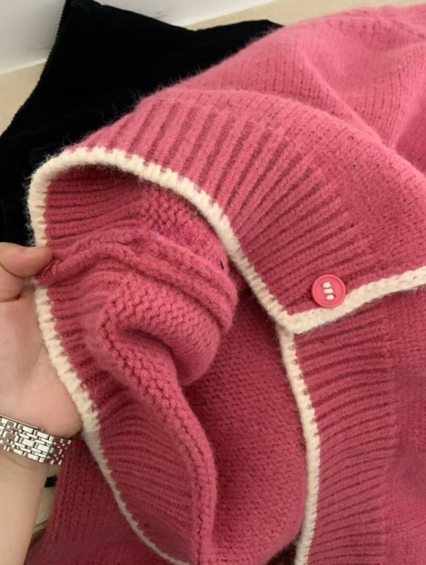 OLA韓國代購㊣女裝新品25秋冬熱賣時尚休閑職業真品人氣針織衫mellor/OLA針織衫