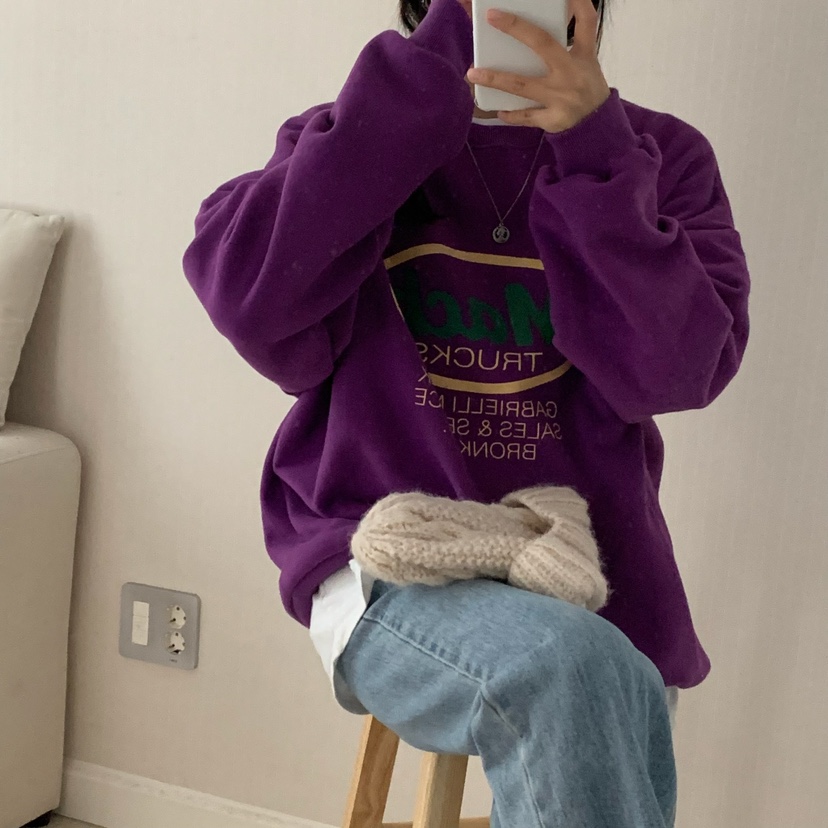 HELLO JINI韓國代購㊣女士新品真品人氣時尚職業休閑推薦衛衣HELLO JINI衛衣