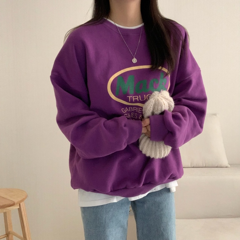 HELLO JINI韓國代購㊣女士新品真品人氣時尚職業休閑推薦衛衣HELLO JINI衛衣