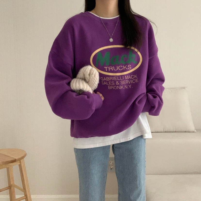 HELLO JINI韓國代購㊣女士新品真品人氣時尚職業休閑推薦衛衣HELLO JINI衛衣