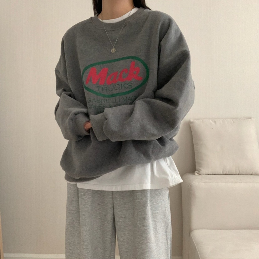 HELLO JINI韓國代購㊣女士新品真品人氣時尚職業休閑推薦衛衣HELLO JINI衛衣