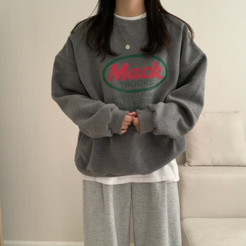 HELLO JINI韓國代購㊣女士新品真品人氣時尚職業休閑推薦衛衣HELLO JINI衛衣