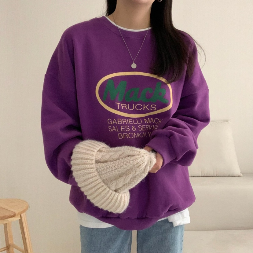 HELLO JINI韓國代購㊣女士新品真品人氣時尚職業休閑推薦衛衣HELLO JINI衛衣圖色1