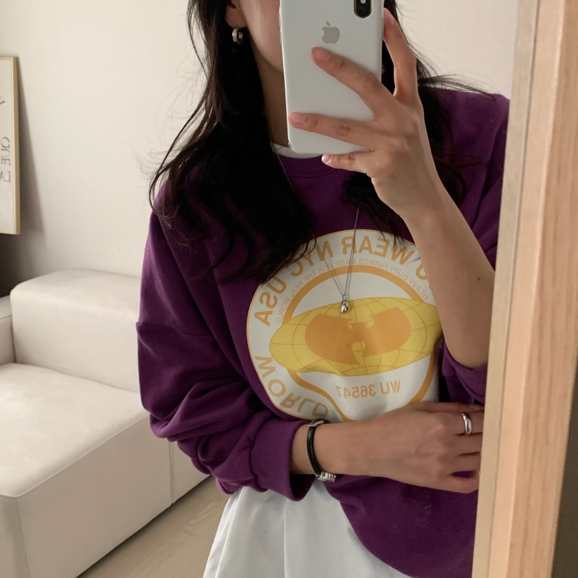 HELLO JINI東大門㊣實拍女士新品推薦職業熱賣時尚25秋冬衛衣HELLO JINI衛衣