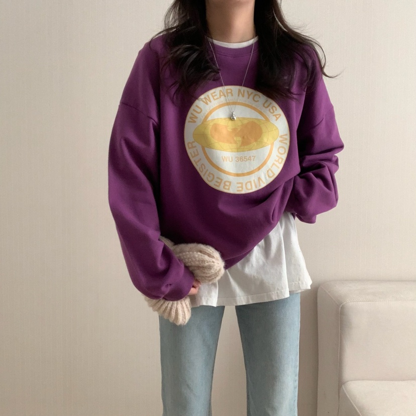 HELLO JINI東大門㊣實拍女士新品推薦職業熱賣時尚25秋冬衛衣HELLO JINI衛衣