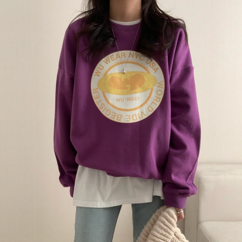 HELLO JINI東大門㊣實拍女士新品推薦職業熱賣時尚25秋冬衛衣HELLO JINI衛衣