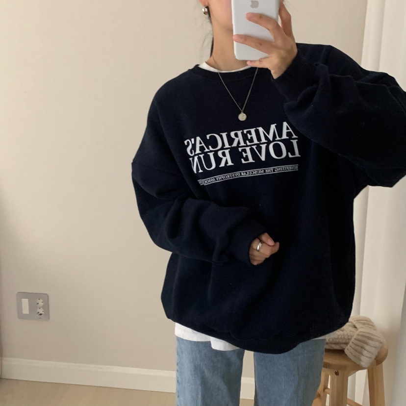 HELLO JINI韓國代購㊣女裝新品真品熱賣25秋冬推薦休閑衛衣HELLO JINI衛衣