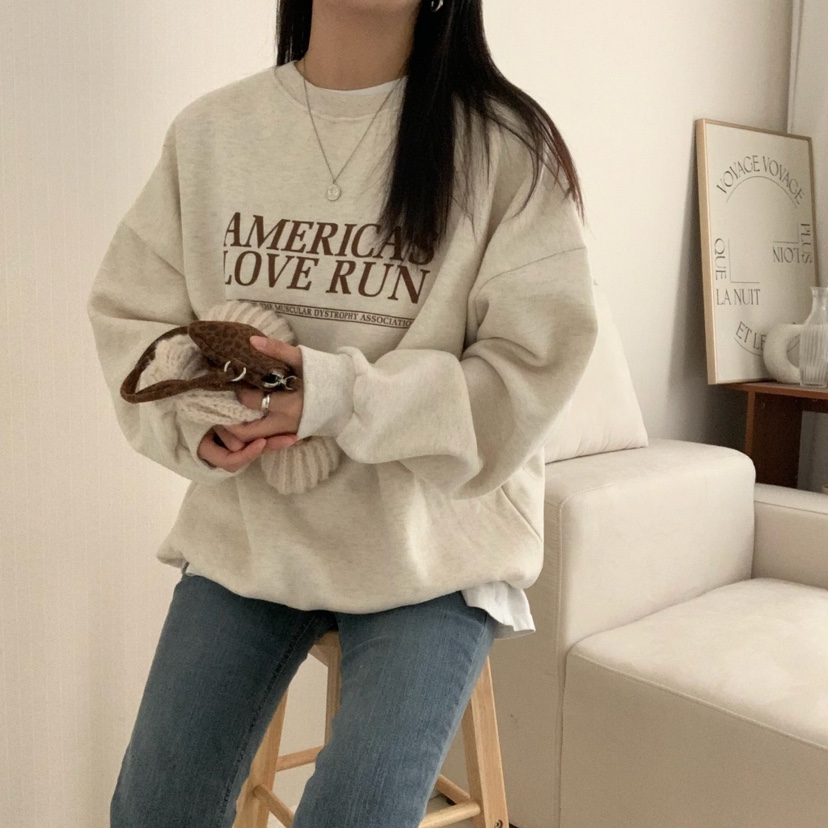 HELLO JINI韓國代購㊣女裝新品真品熱賣25秋冬推薦休閑衛衣HELLO JINI衛衣