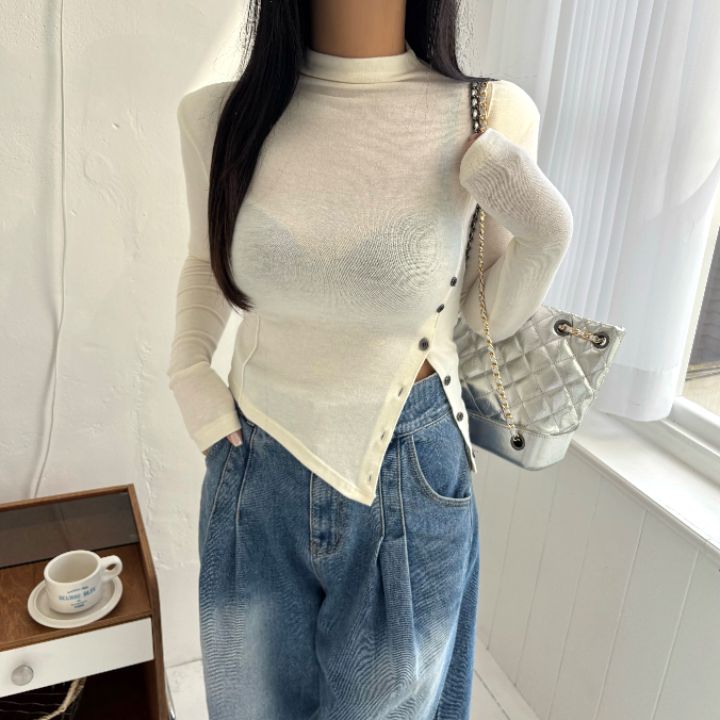 mars東大門㊣代購女裝新款熱賣25秋冬休閑推薦真品時尚長袖T恤mars長袖T恤