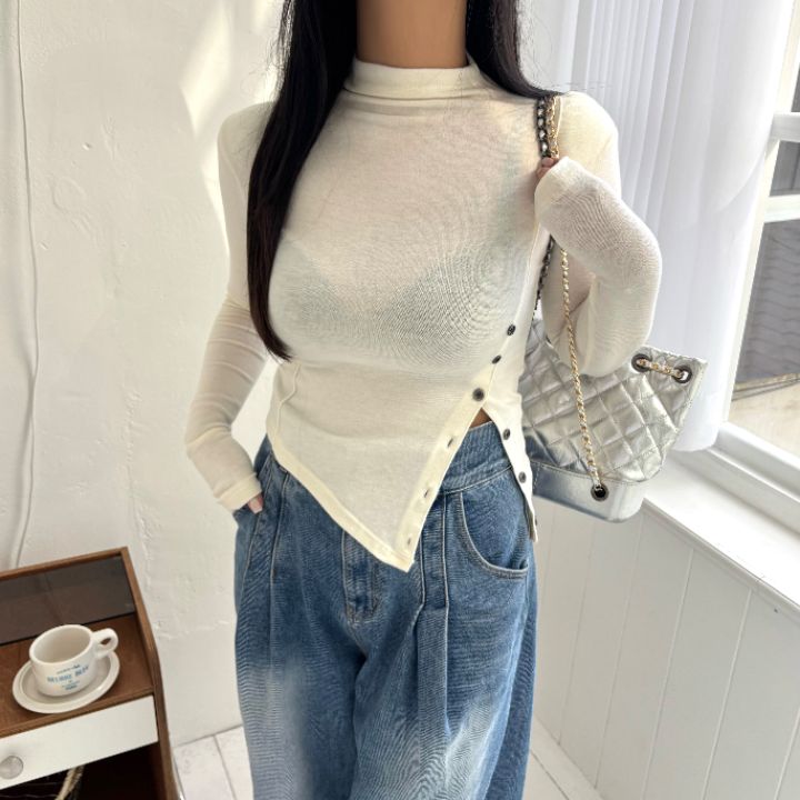 mars東大門㊣代購女裝新款熱賣25秋冬休閑推薦真品時尚長袖T恤mars長袖T恤