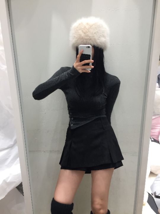 mars東大門㊣代購女裝新款熱賣25秋冬休閑推薦真品時尚長袖T恤mars長袖T恤