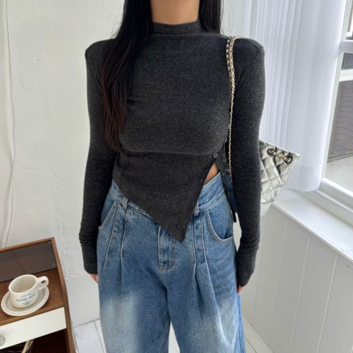 mars東大門㊣代購女裝新款熱賣25秋冬休閑推薦真品時尚長袖T恤mars長袖T恤