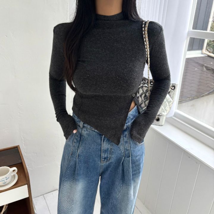 mars東大門㊣代購女裝新款熱賣25秋冬休閑推薦真品時尚長袖T恤mars長袖T恤