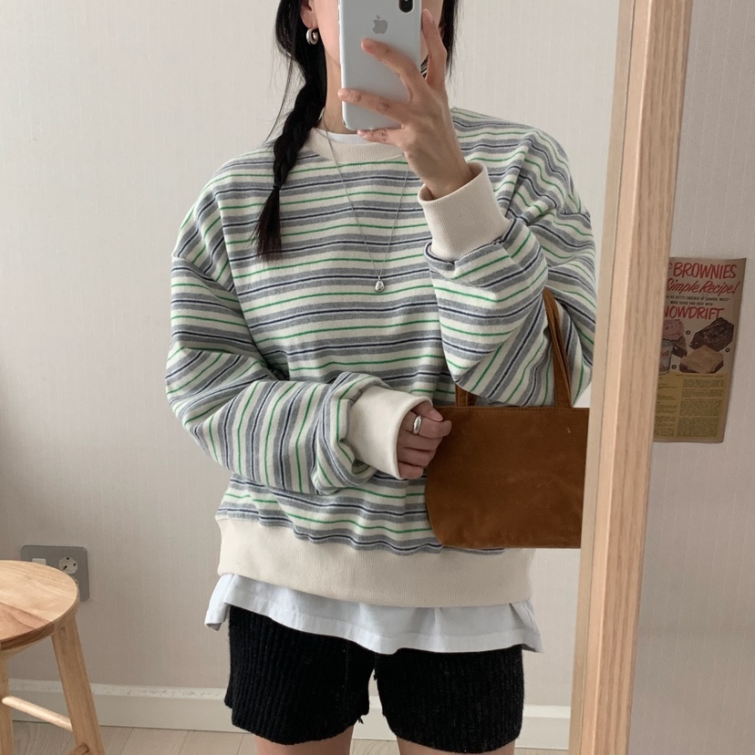 HELLO JINI韓國直郵㊣女裝新品時尚推薦休閑熱賣人氣真品衛衣HELLO JINI衛衣