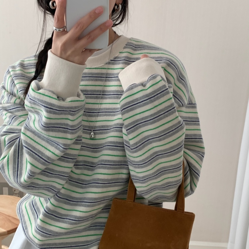 HELLO JINI韓國直郵㊣女裝新品時尚推薦休閑熱賣人氣真品衛衣HELLO JINI衛衣