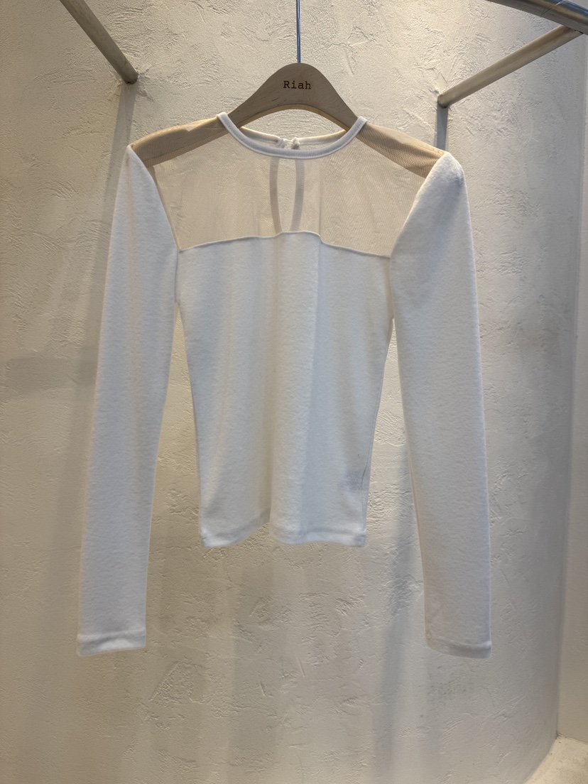 RIAH東大門㊣實拍女士新品休閑熱賣25秋冬人氣推薦長袖T恤透明RIAH長袖T恤圖色3
