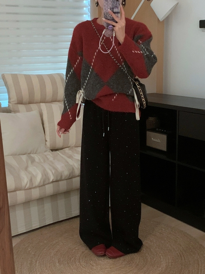 OLA東大門㊣代購女士新款25秋冬熱賣時尚推薦休閑人氣休閑褲mellor/OLA休閑褲