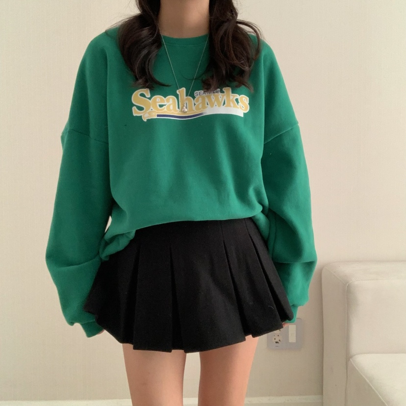 HELLO JINI東大門㊣實拍女士新品真品25秋冬休閑熱賣時尚衛衣HELLO JINI衛衣