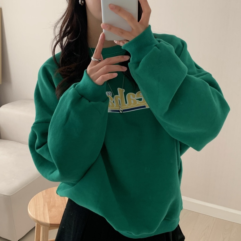 HELLO JINI東大門㊣實拍女士新品真品25秋冬休閑熱賣時尚衛衣HELLO JINI衛衣