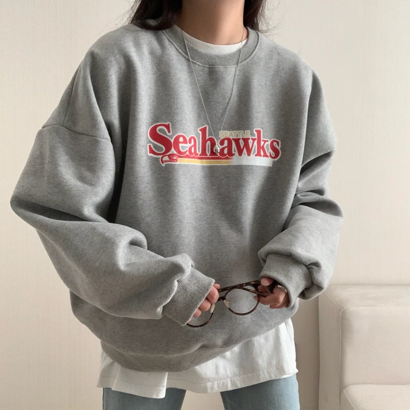 HELLO JINI東大門㊣實拍女士新品真品25秋冬休閑熱賣時尚衛衣HELLO JINI衛衣