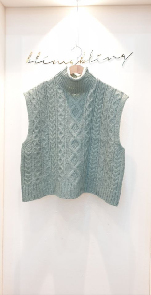 BLING BLING-S韓國代購㊣女士新款人氣職業真品吊帶背心高領BLING BLING-S吊帶/背心圖色2