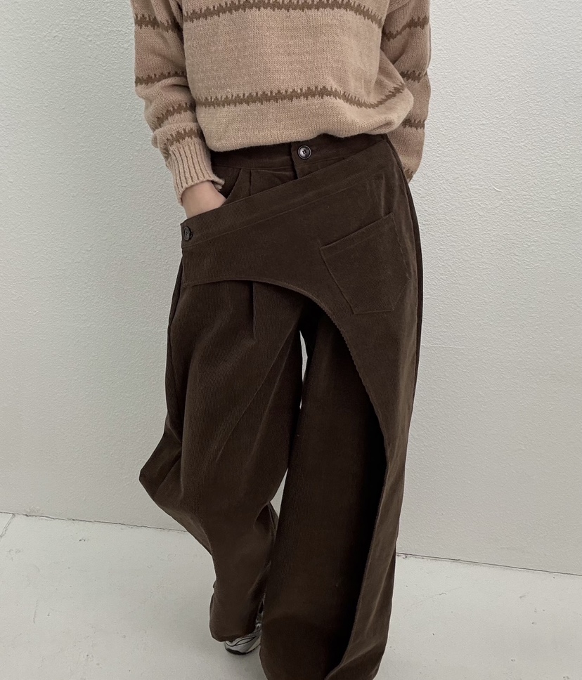 JMIND東大門㊣代購女裝新品熱賣真品職業推薦休閑休閑褲燈芯絨JMIND休閑褲