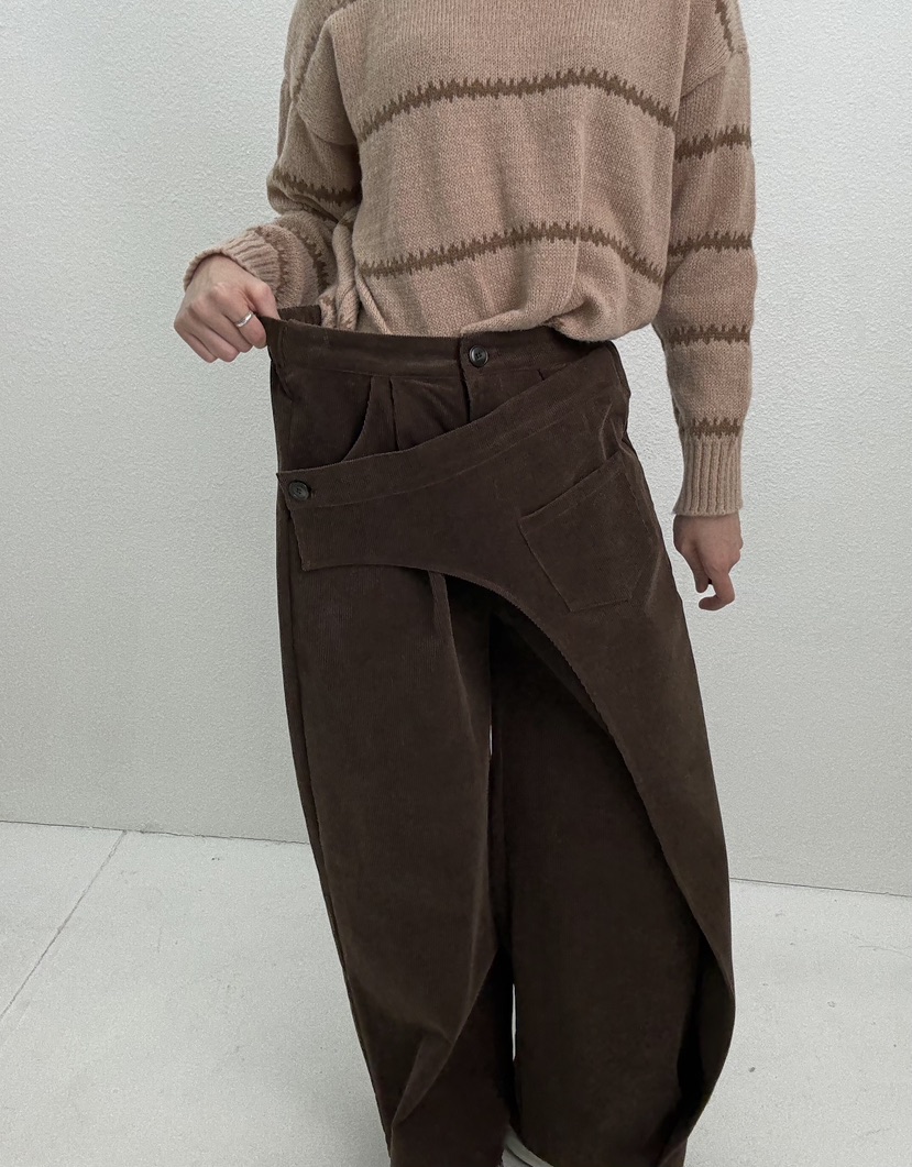 JMIND東大門㊣代購女裝新品熱賣真品職業推薦休閑休閑褲燈芯絨JMIND休閑褲