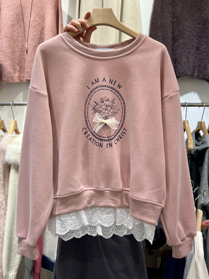 OLA東大門㊣代購女士新款人氣休閑推薦熱賣職業時尚25秋冬衛衣mellor/OLA衛衣圖色1