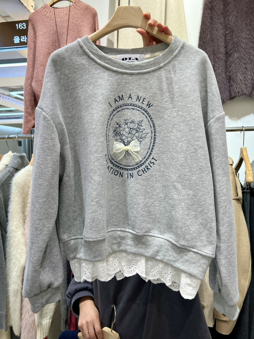 OLA東大門㊣代購女士新款人氣休閑推薦熱賣職業時尚25秋冬衛衣mellor/OLA衛衣圖色3