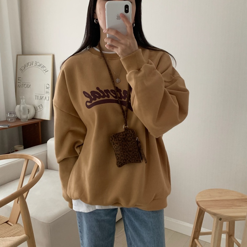 HELLO JINI東大門㊣實拍女裝新款25秋冬真品時尚休閑人氣衛衣HELLO JINI衛衣