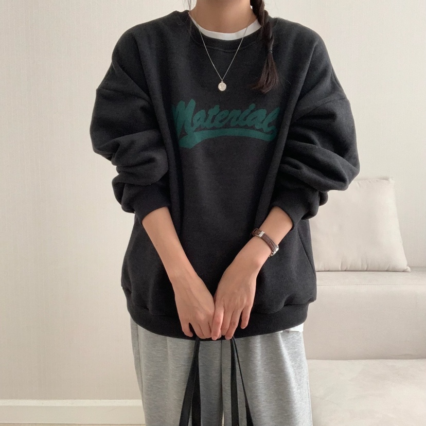 HELLO JINI東大門㊣實拍女裝新款25秋冬真品時尚休閑人氣衛衣HELLO JINI衛衣