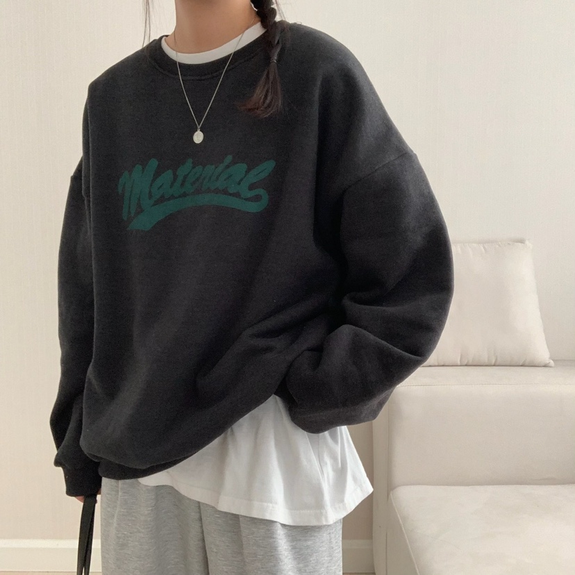 HELLO JINI東大門㊣實拍女裝新款25秋冬真品時尚休閑人氣衛衣HELLO JINI衛衣