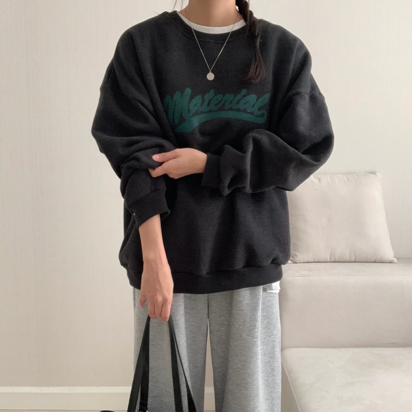 HELLO JINI東大門㊣實拍女裝新款25秋冬真品時尚休閑人氣衛衣HELLO JINI衛衣