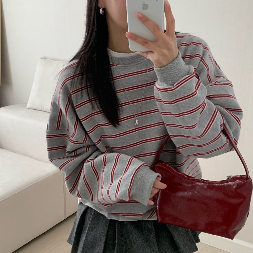 HELLO JINI韓國直郵㊣女士新款職業真品熱賣人氣推薦休閑衛衣HELLO JINI衛衣圖色2