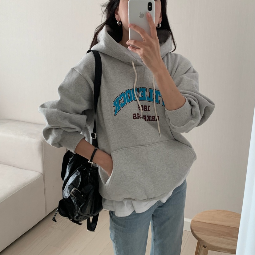 HELLO JINI東大門㊣直郵女士新品人氣時尚職業25秋冬熱賣衛衣HELLO JINI衛衣