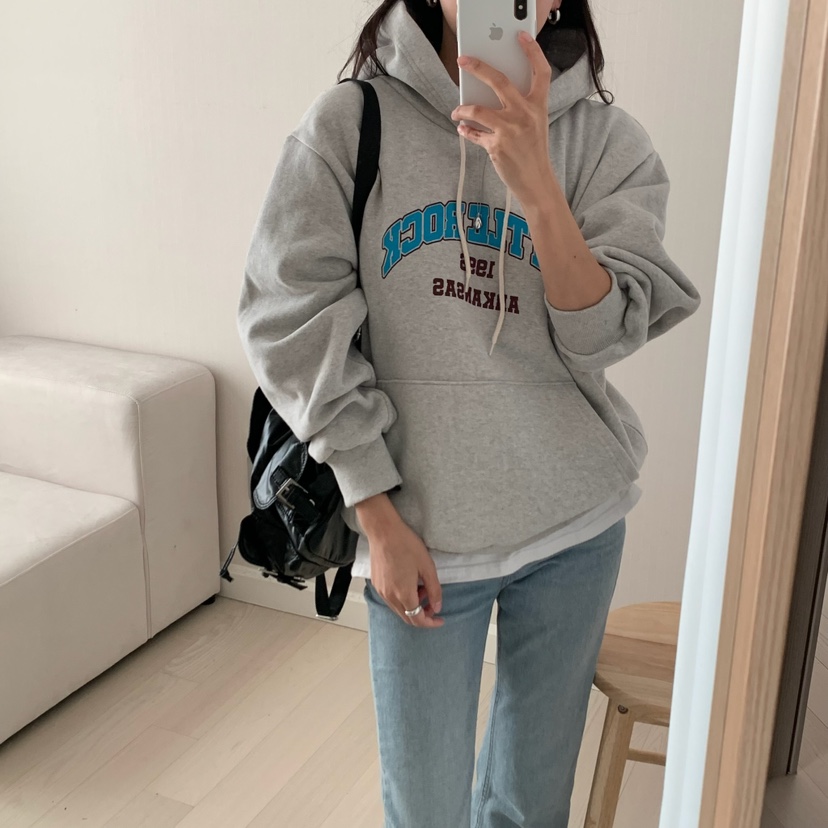 HELLO JINI東大門㊣直郵女士新品人氣時尚職業25秋冬熱賣衛衣HELLO JINI衛衣圖色2