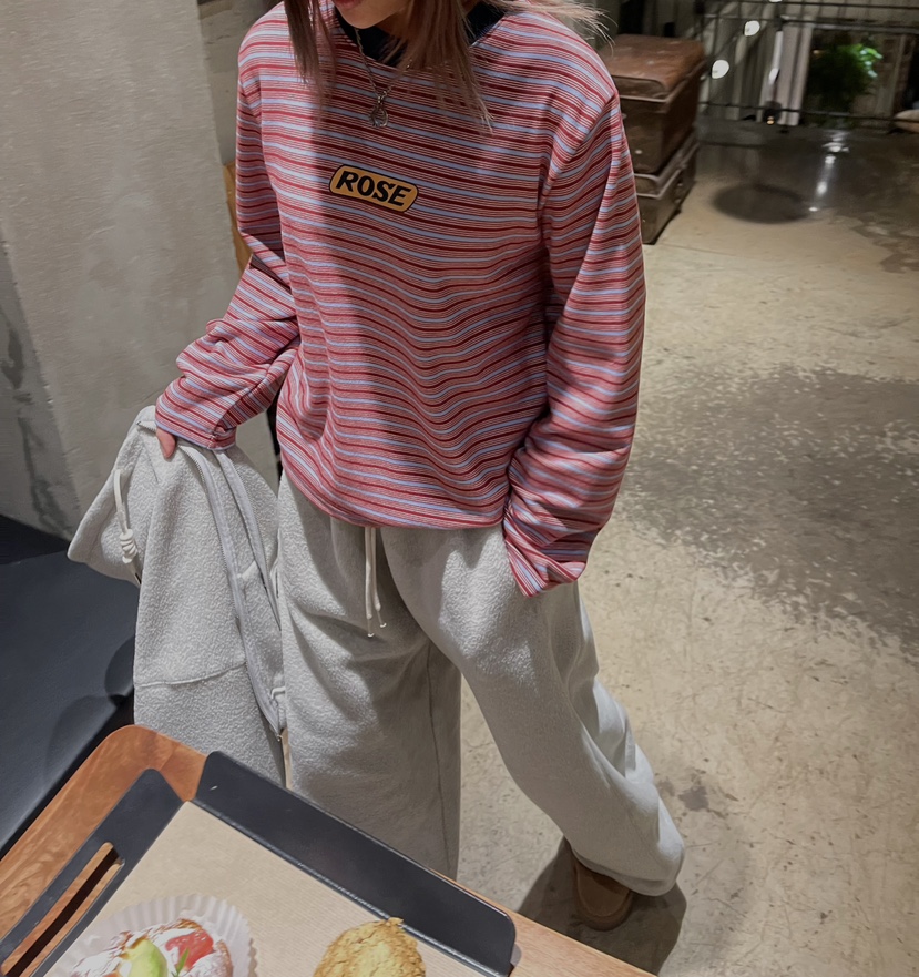 CRACKERS韓國代購㊣女士新款休閑推薦25秋冬人氣熱賣長袖T恤CRACKERS長袖T恤