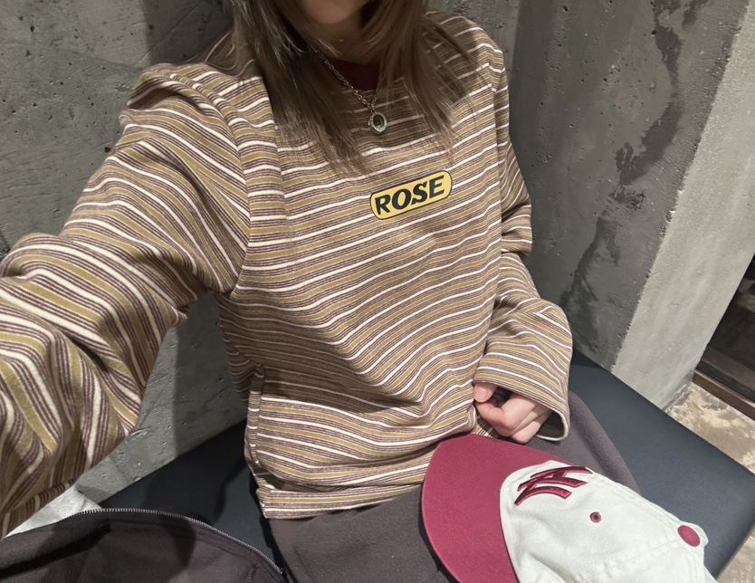 CRACKERS韓國代購㊣女士新款休閑推薦25秋冬人氣熱賣長袖T恤CRACKERS長袖T恤