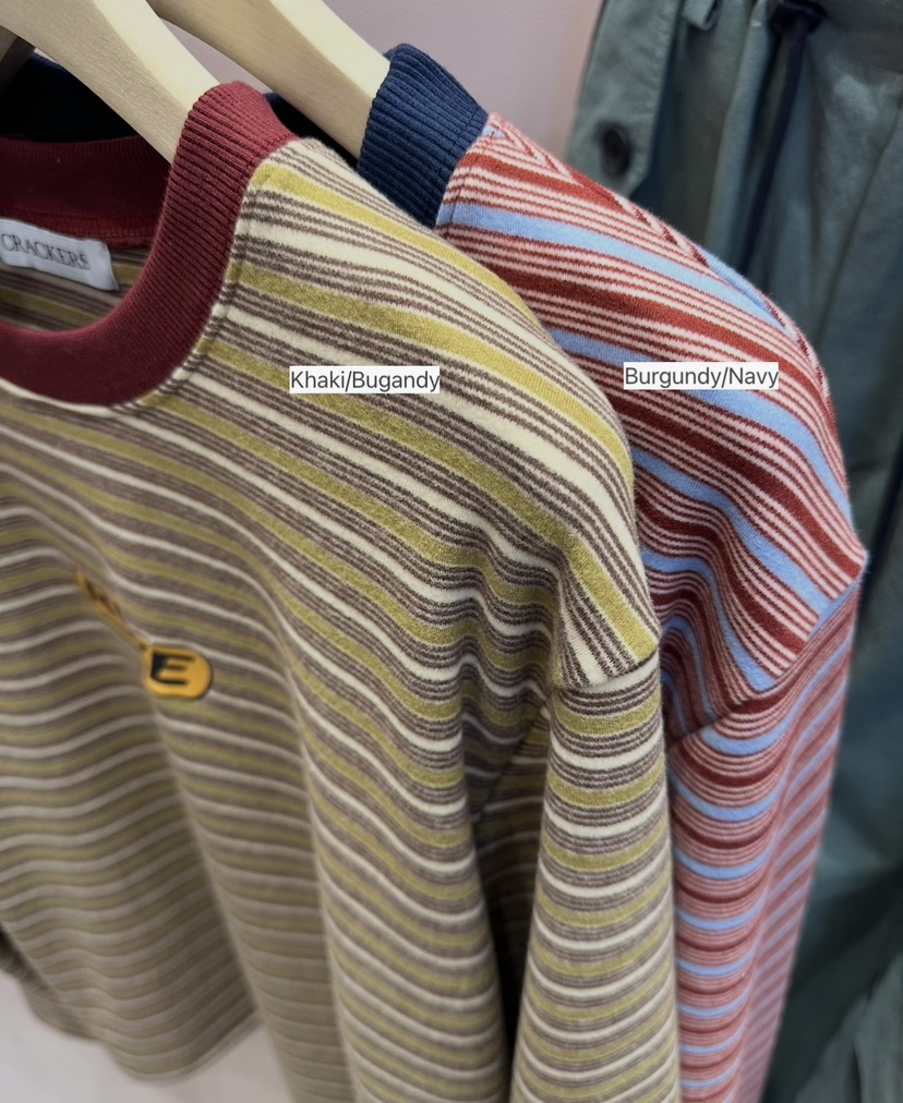 CRACKERS韓國代購㊣女士新款休閑推薦25秋冬人氣熱賣長袖T恤CRACKERS長袖T恤