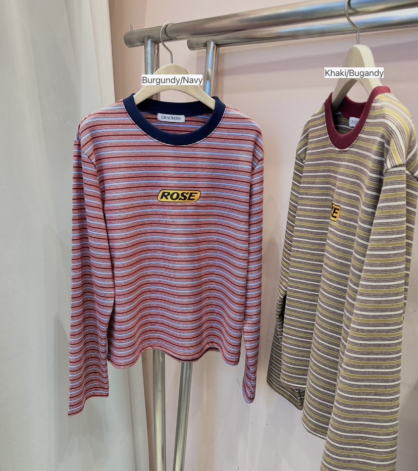 CRACKERS韓國代購㊣女士新款休閑推薦25秋冬人氣熱賣長袖T恤CRACKERS長袖T恤